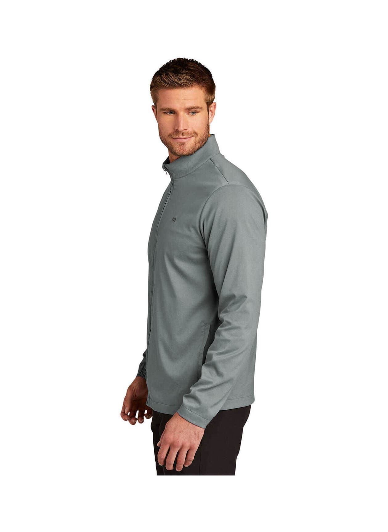 TravisMathew Men's Surfside Jacket - Light Grey 3XL