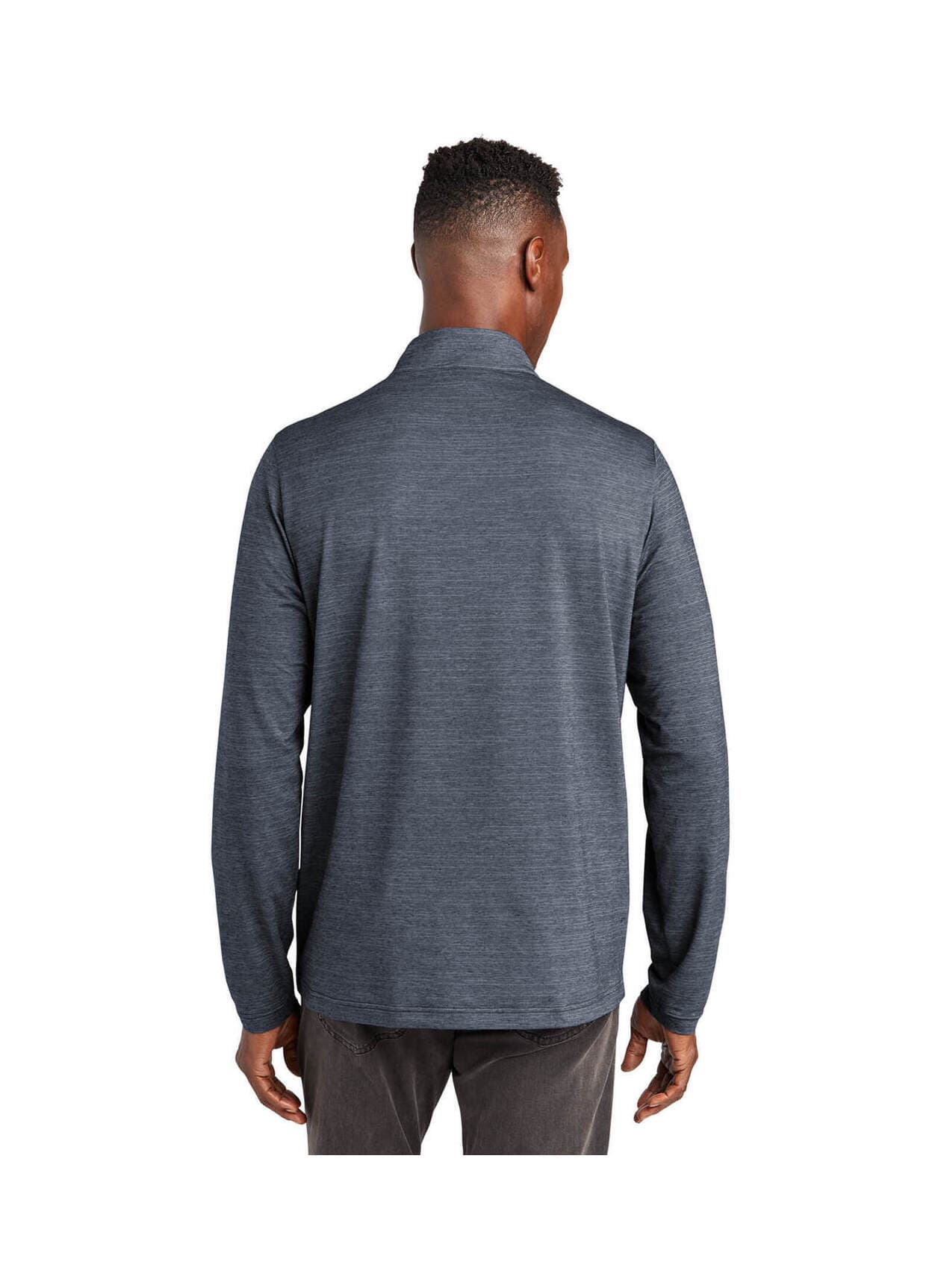 TravisMathew Men's Crestview Quarter-Zip - Vintage Indigo Heather 3XL