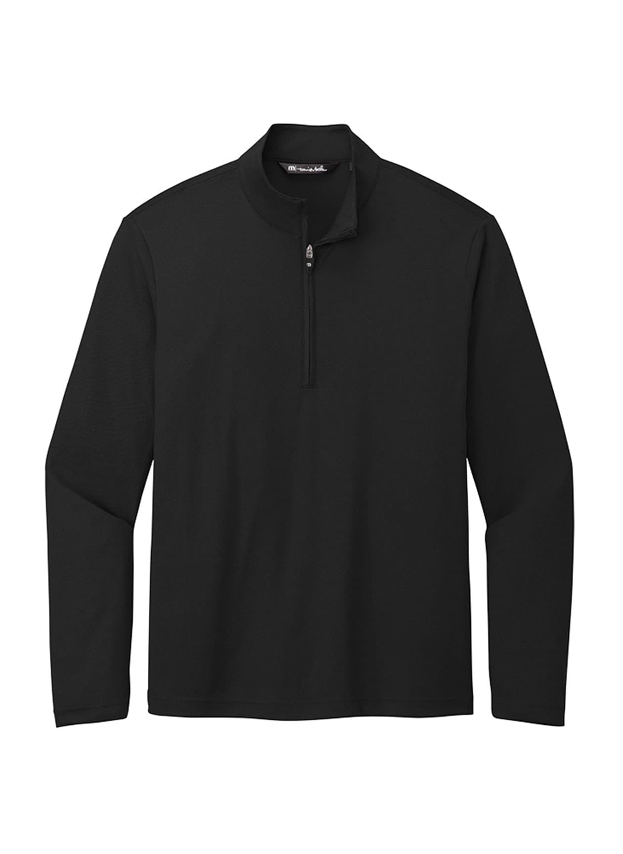 TravisMathew Men's Coto Performance Quarter Zip - Black 3XL