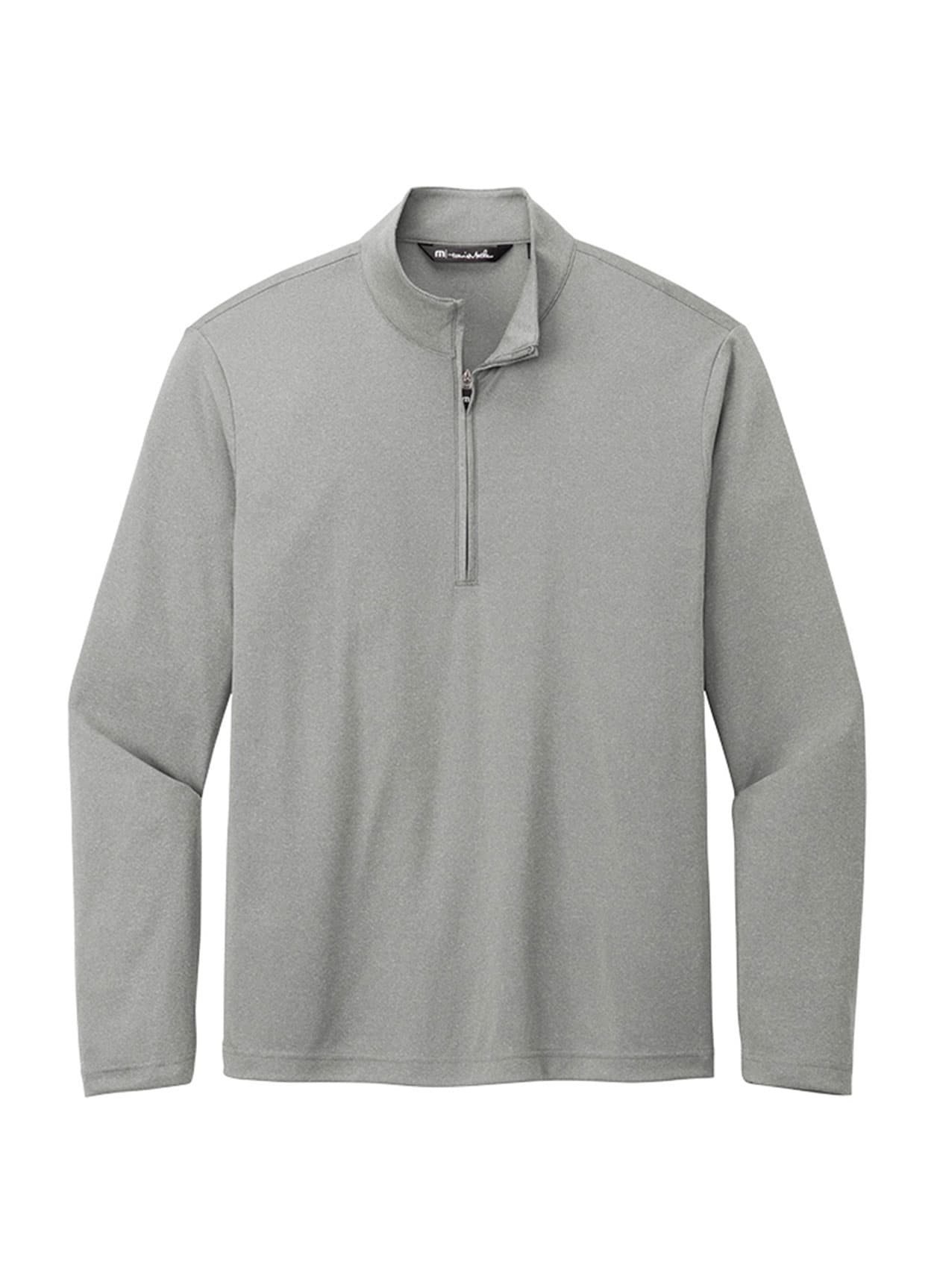 TravisMathew Men's Coto Performance Quarter Zip - Light Grey 3XL
