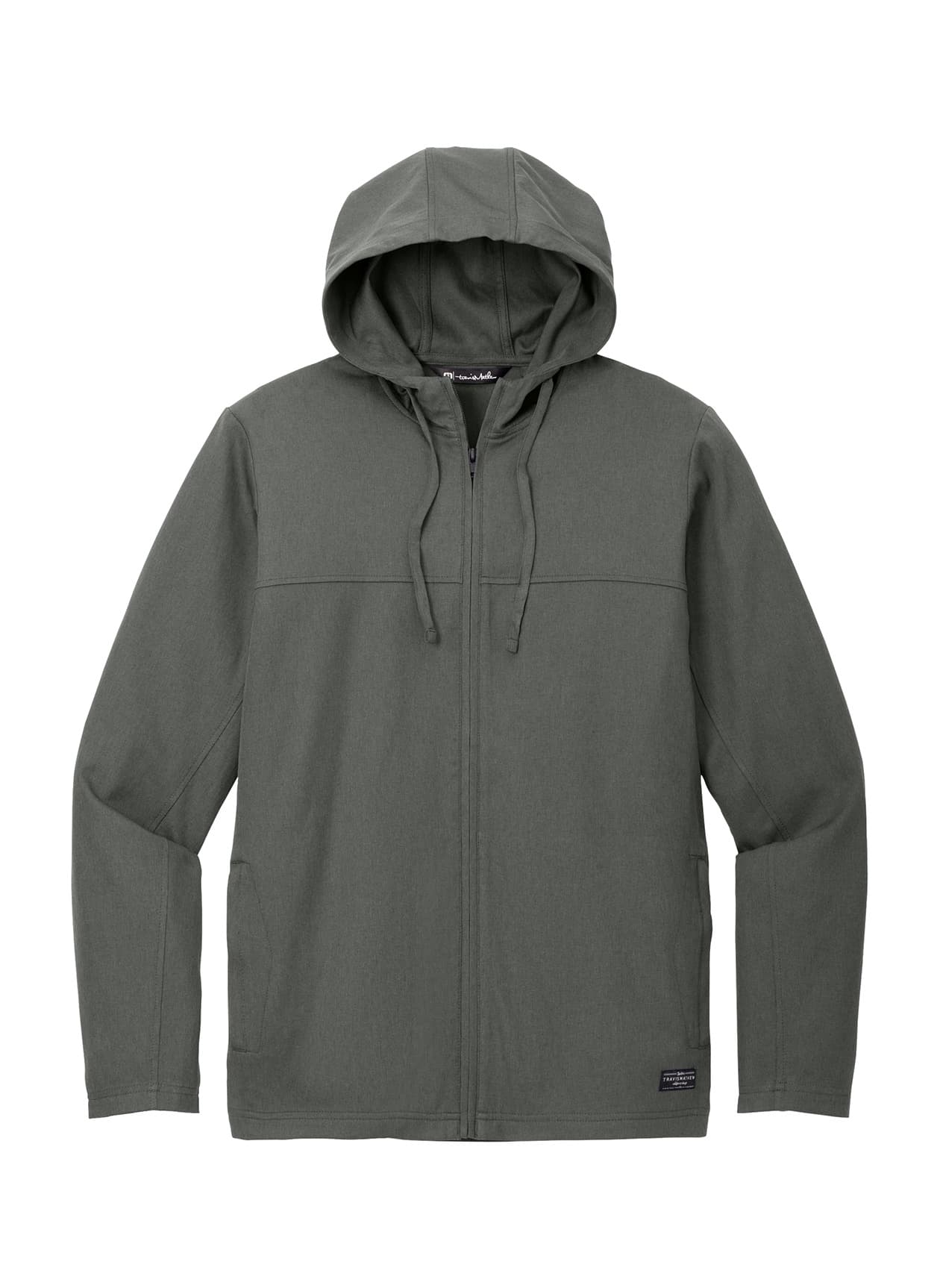 TravisMathew Men's Balboa Hooded Full-Zip Jacket - Dark Grey 3XL