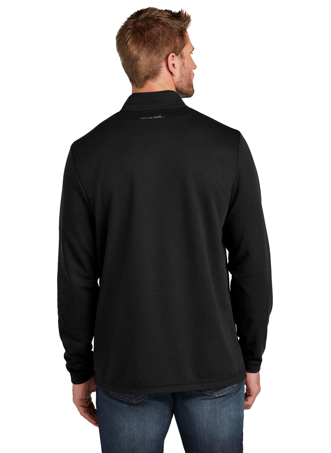 TravisMathew Men's Coveside 1/4-Zip - Black 3XL