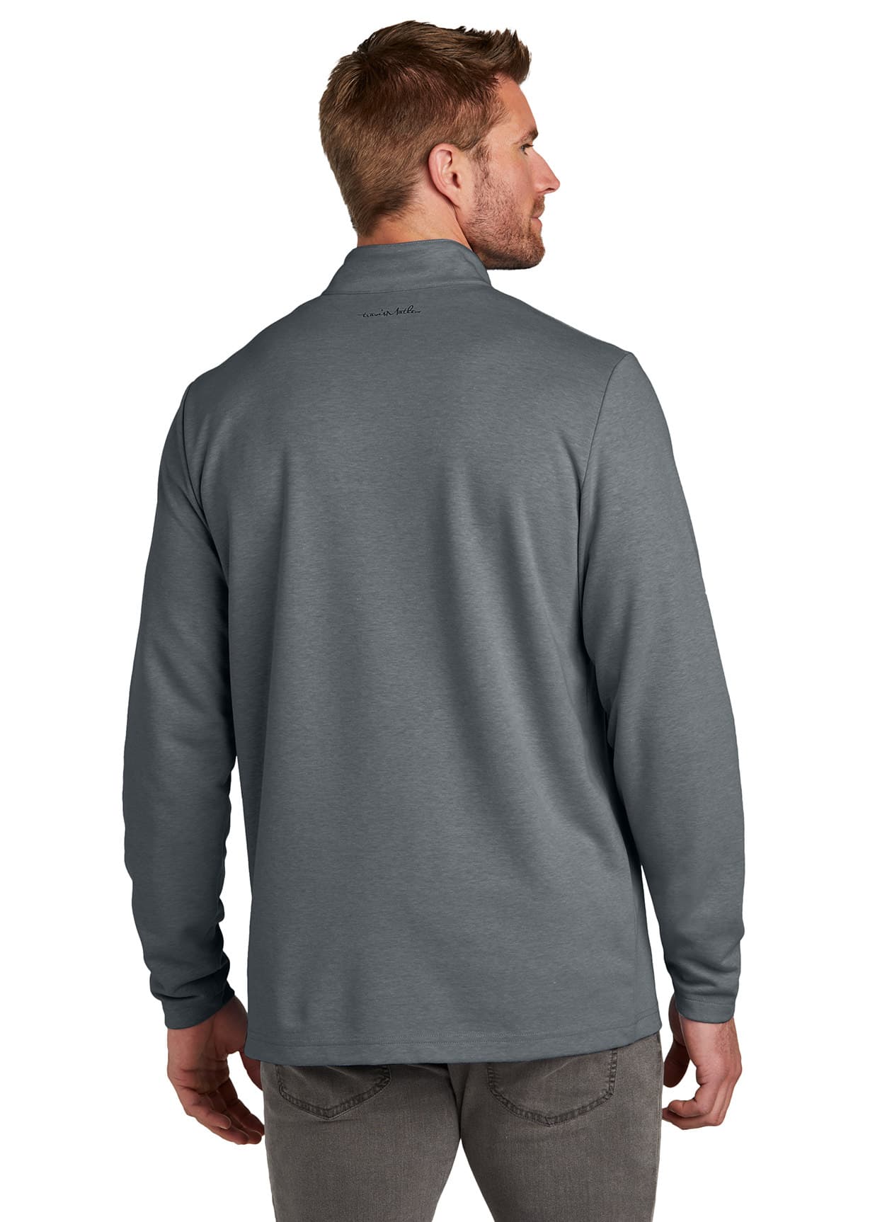 TravisMathew Men's Coveside 1/4-Zip - Dark Grey 3XL