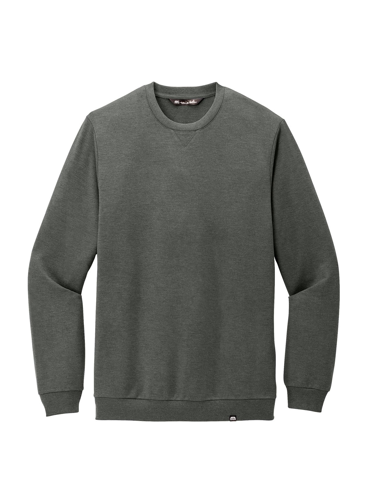 TravisMathew Men's Long Weekend Crew - Dark Grey 3XL