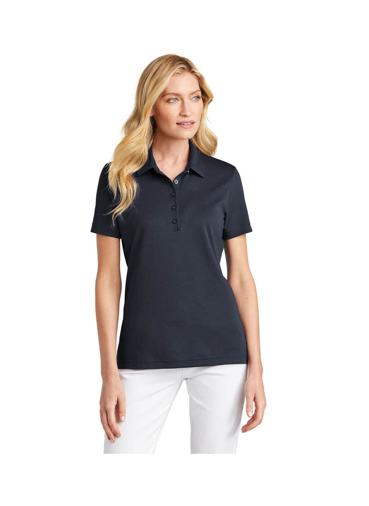 TravisMathew Women's Oceanside Solid Polo - Navy LG