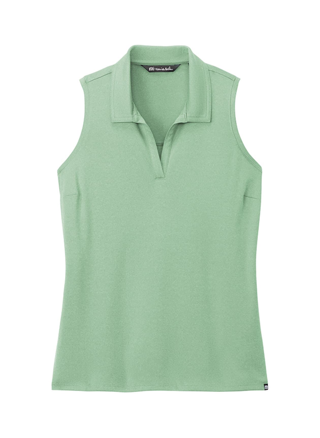 TravisMathew Women's Coto Performance Sleeveless Polo - Green LG