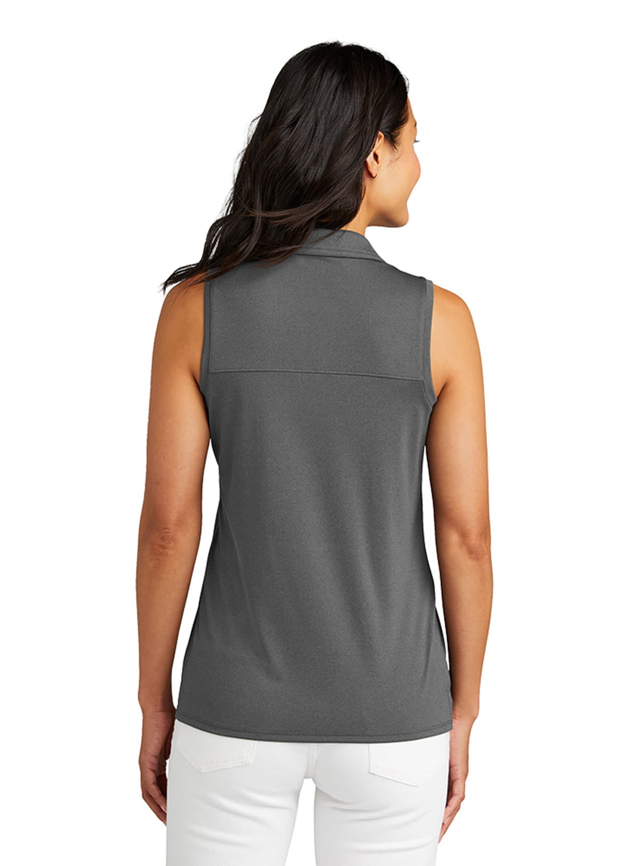 TravisMathew Women's Coto Performance Sleeveless Polo - Light Grey LG