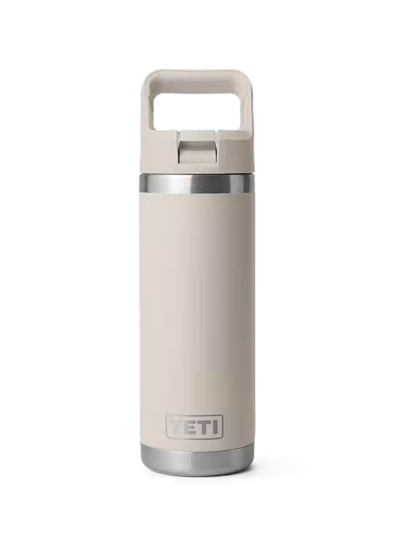 YETI Rambler Bottle 18 oz Color-Matched Straw Cap - Brown MISC