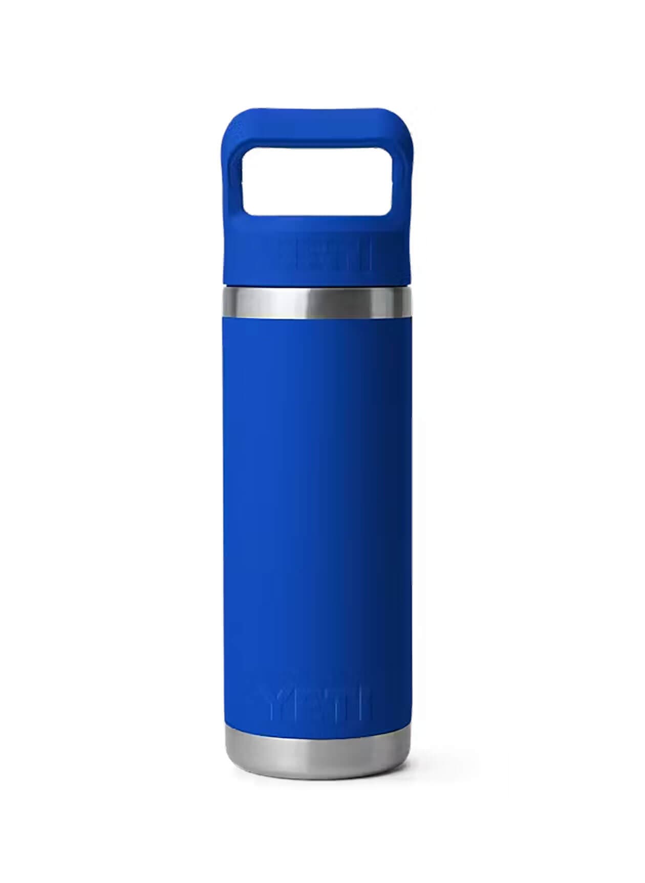 YETI Rambler Bottle 18 oz Color-Matched Straw Cap - Blue MISC