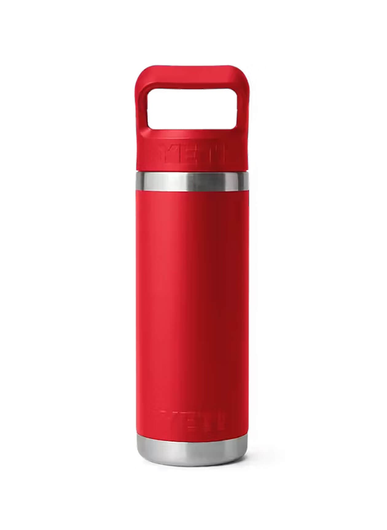 YETI Rambler Bottle 18 oz Color-Matched Straw Cap - Red MISC
