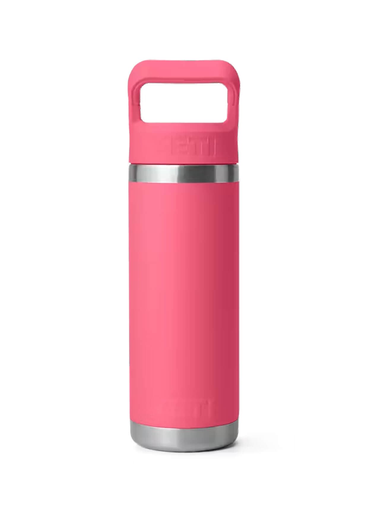 YETI Rambler Bottle 18 oz Color-Matched Straw Cap - Pink MISC