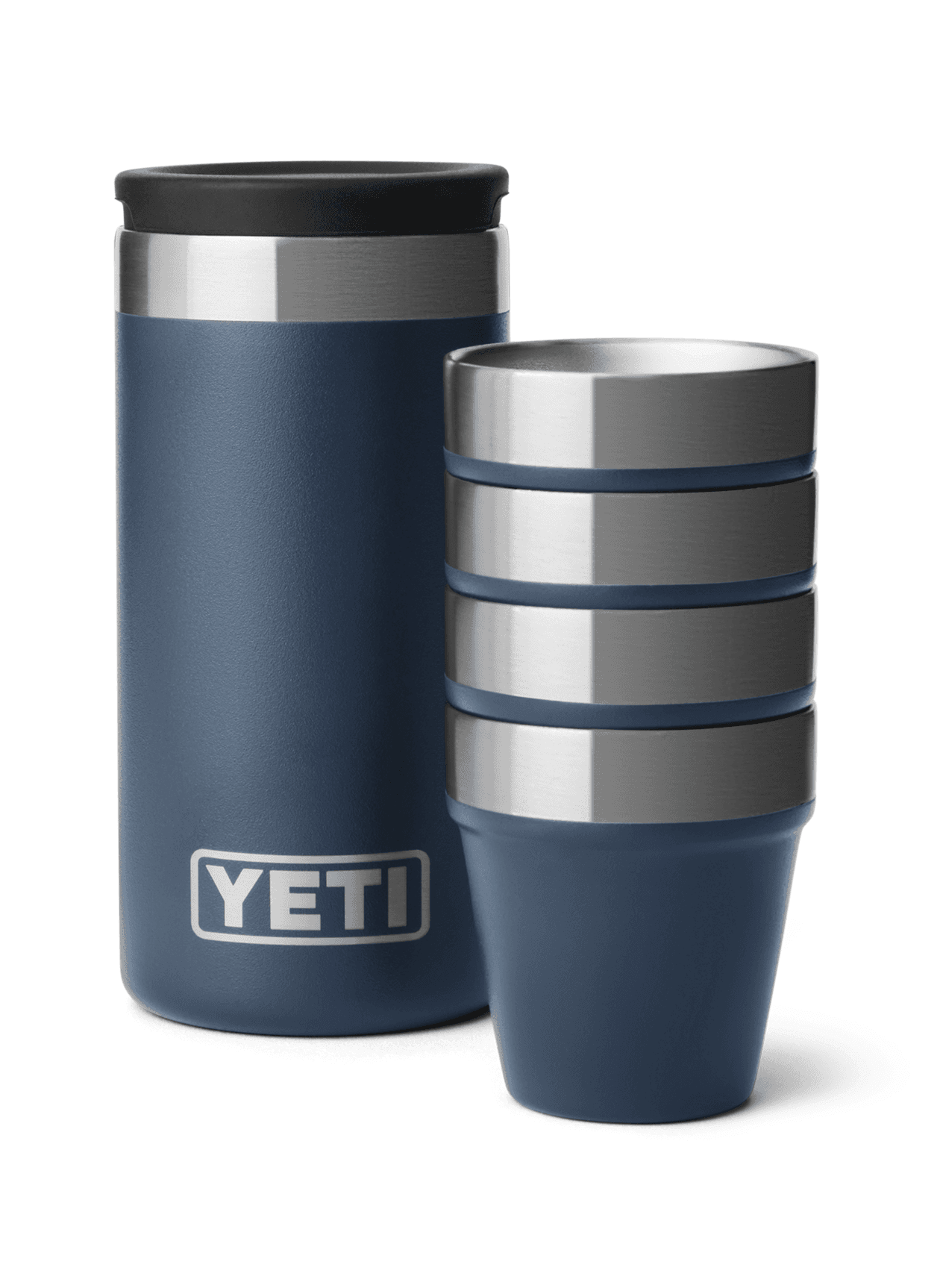 YETI Shot Glasses with Carrying Case - Navy MISC
