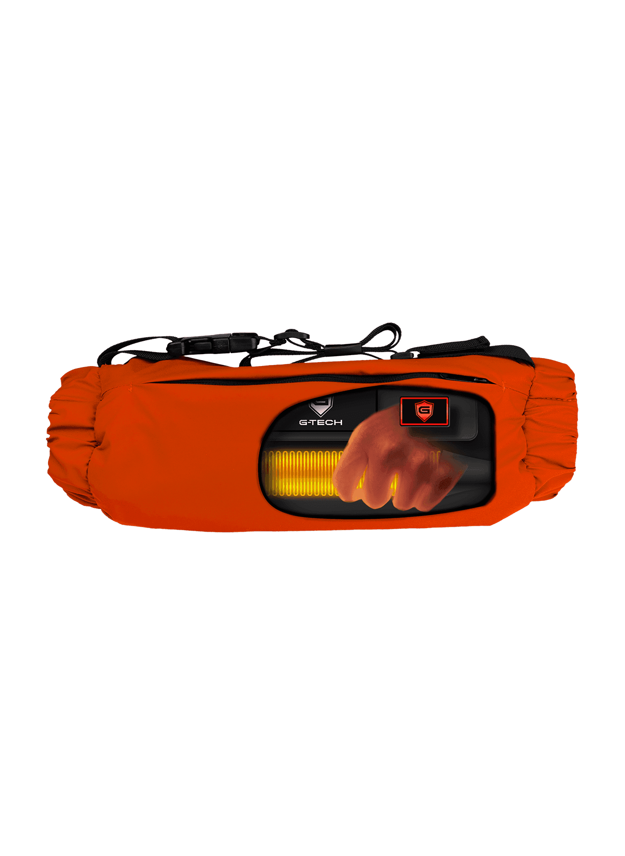 G-Tech Sport 4.0 Heated Hand Warmer Pouch - Orange MISC